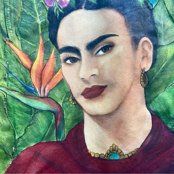 Hand Painted Frida Kahlo Jacket - Picture 15 of 16